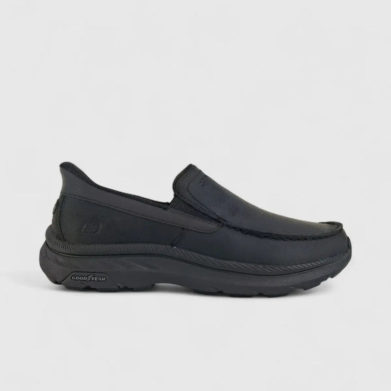 Skechers  Mens Pollard Shoes In Black