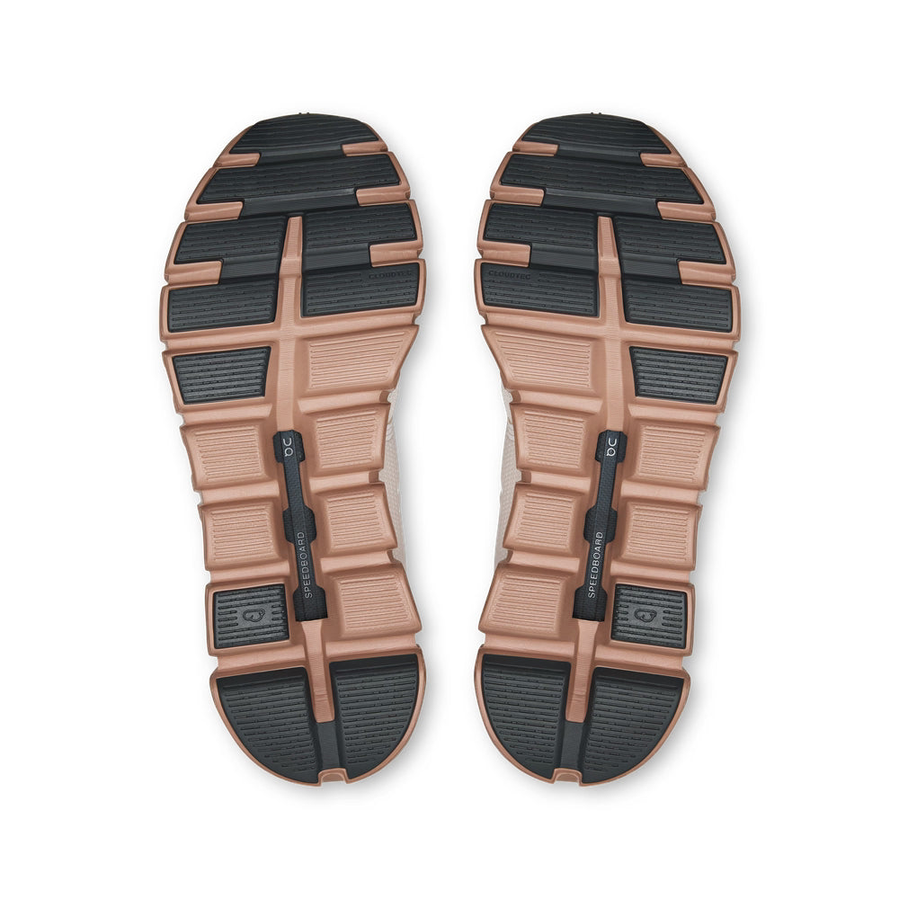 On Womens Cloud 6.0 Sneakers In Oyster/Biscuit