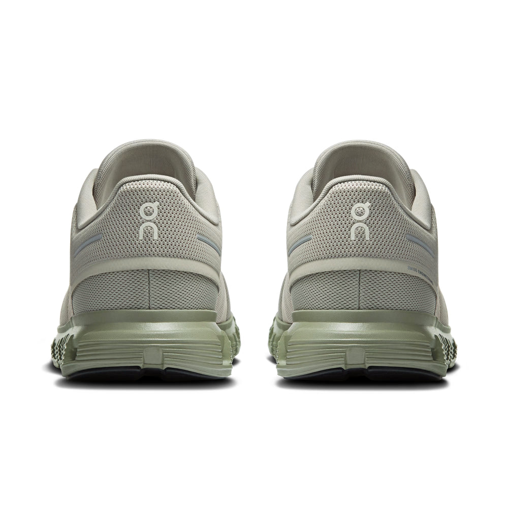 On Mens Cloud 6 Sneakers In Brume/Olive