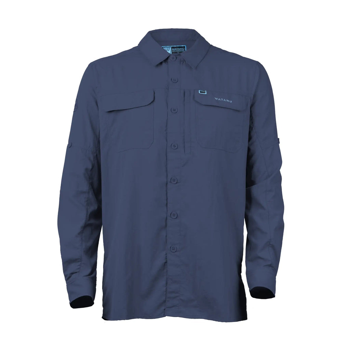 Watamu Mens Pemba Shirt In Petrol Blue