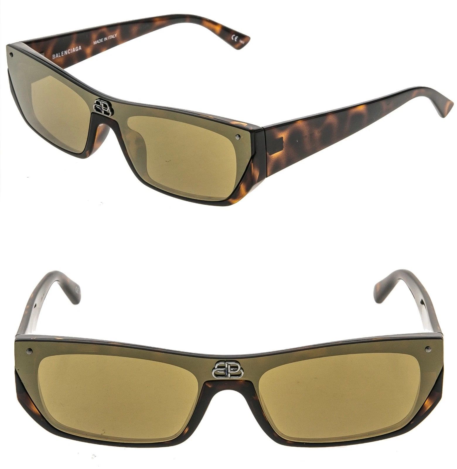 Balenciaga Havana Bronza Sunglasses For Women In Brown