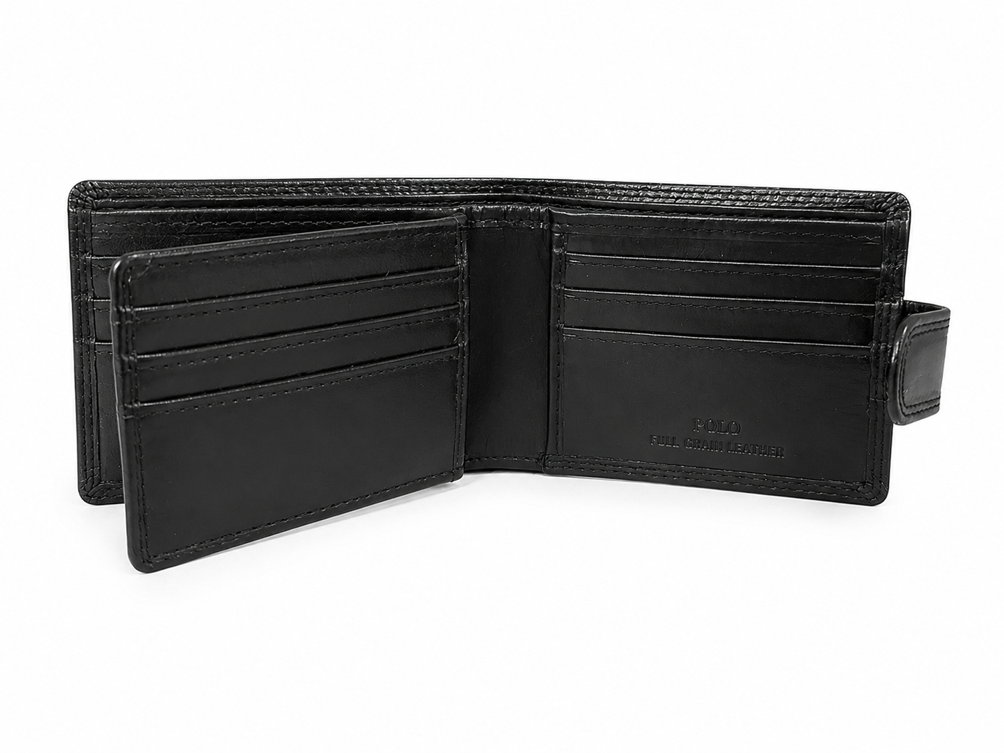 Polo Mens Kenya Small Multi Card Wallet In Black