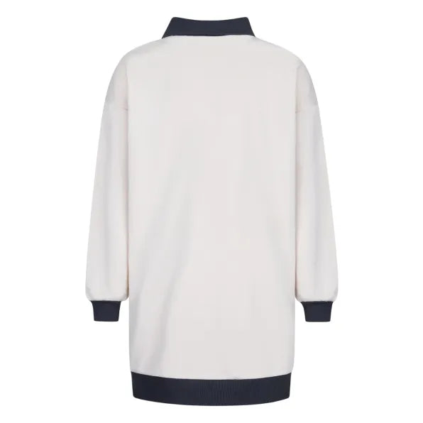 Converse Girls Long Sleeve Polo Dress In Natural
