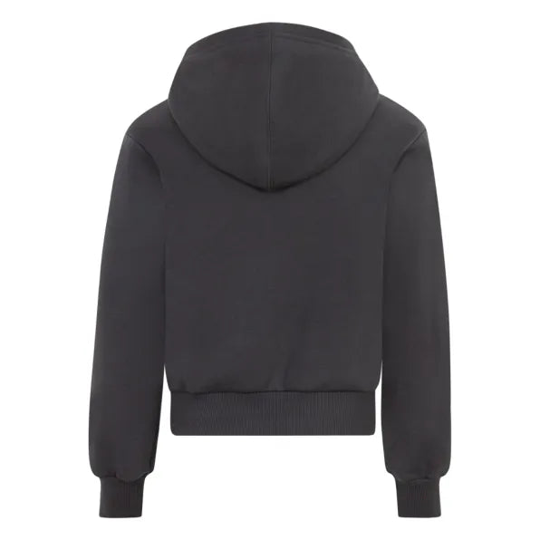 Converse Girls Retro Varsity Pull Over Hoodie In Dark Matter