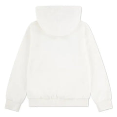 Converse Boys Bleacher Athletic Pull Over Hoodie In Egret
