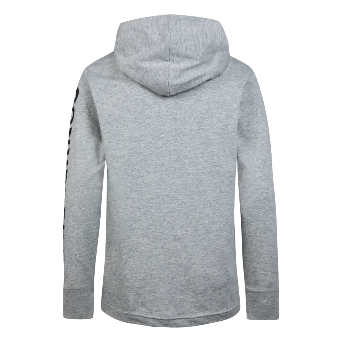 Converse Boys Distorted Long Sleeves Hoodie In Dark Grey Heather