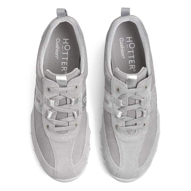 Hotter Ladies Leanne Shoes In Grey