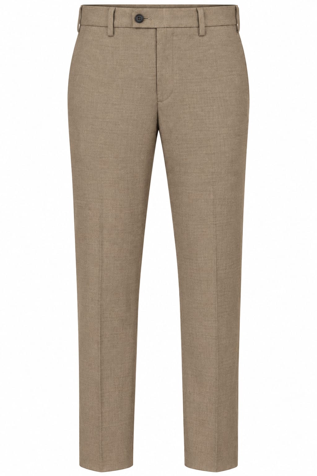 Polo Mens Custom Fit Trouser In Light Brown