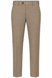 Polo Mens Custom Fit Trouser In Light Brown