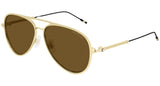 Montblanc 0059S 002 Gold/Brown
