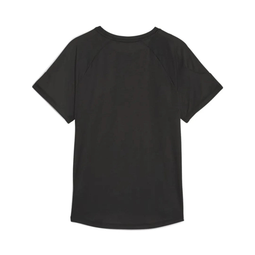 Puma Womens Evostripe T-Shirts In Black