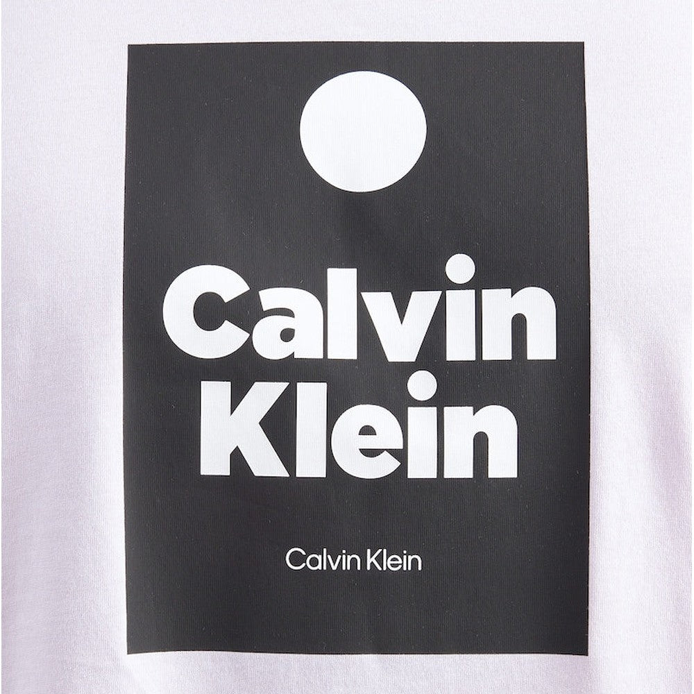 Calvin Klein Mens Wholesale Jeans Graphic T-Shirt in Lilac