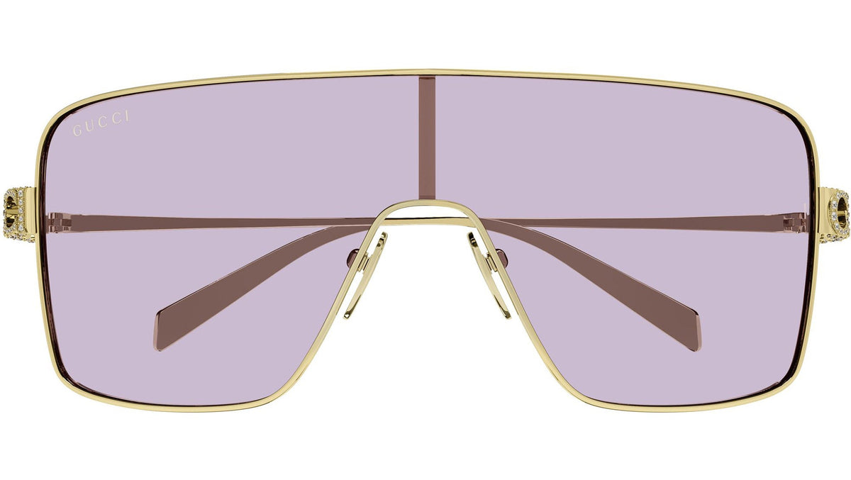 Gucci Sunglasses With Bling For Women In Gold