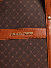 Pierre Carid Guliana Core Logo Tote Brown