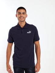 Puma Mens Ess Peacoat Pique Polo Golfer