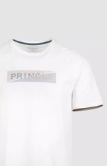 Pringle Mens Shasha 2 Tone T-Shirt In White