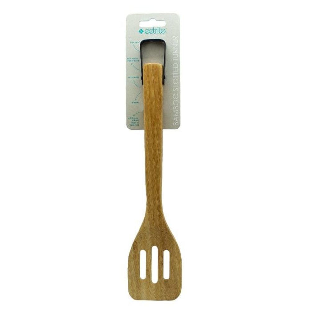 Eetrite 33Cm Bamboo Slotted Turner