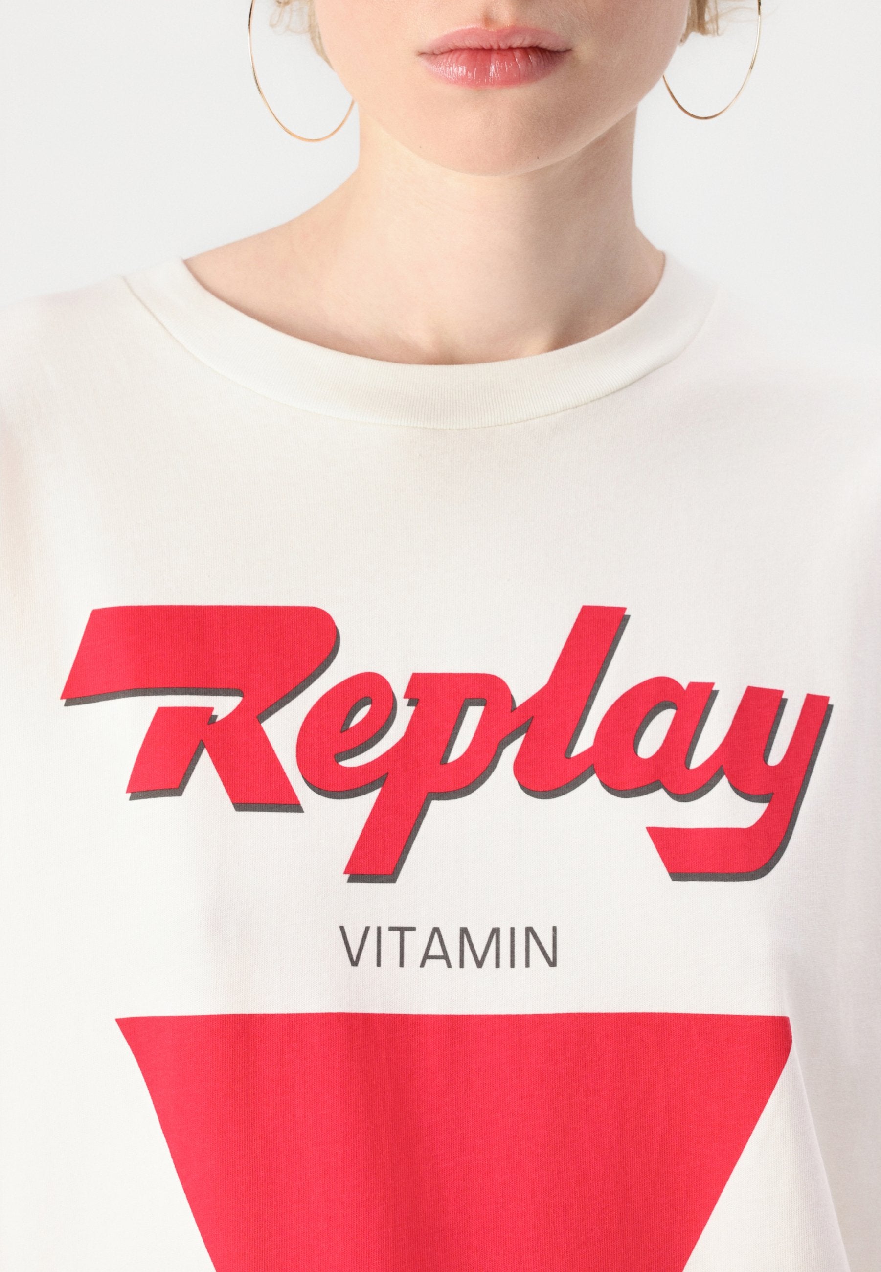 Replay Unisex White T-Shirt