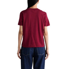 Calvin Klein Womens Classic Logo T-Shirt In Magenta