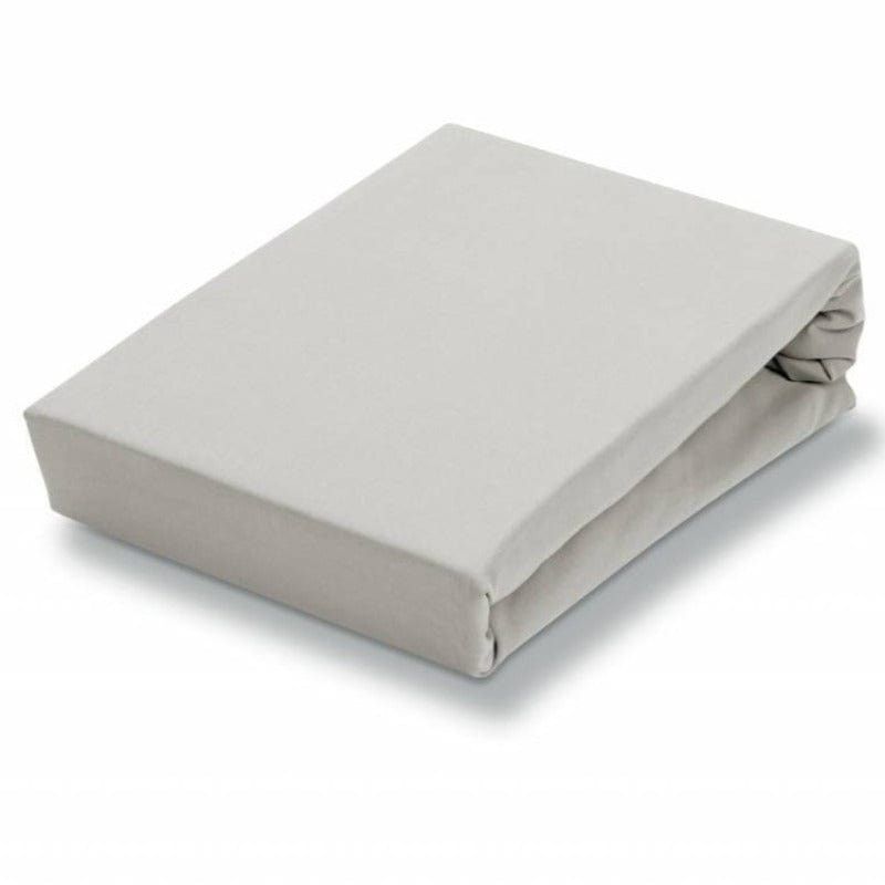 Egyptian Cotton T400 Extra Depth Fitted Sheet In Silver