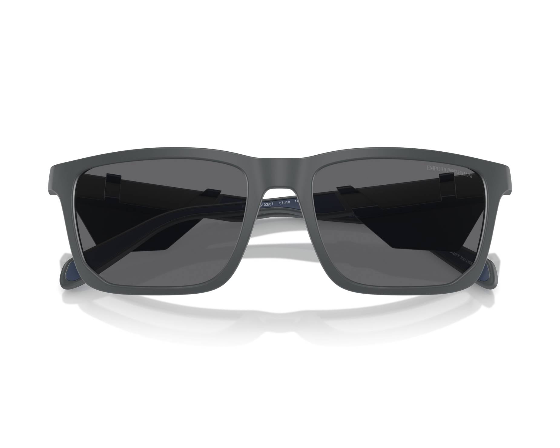Emporio Armani Mens Sunglasses In Matte Dark Grey