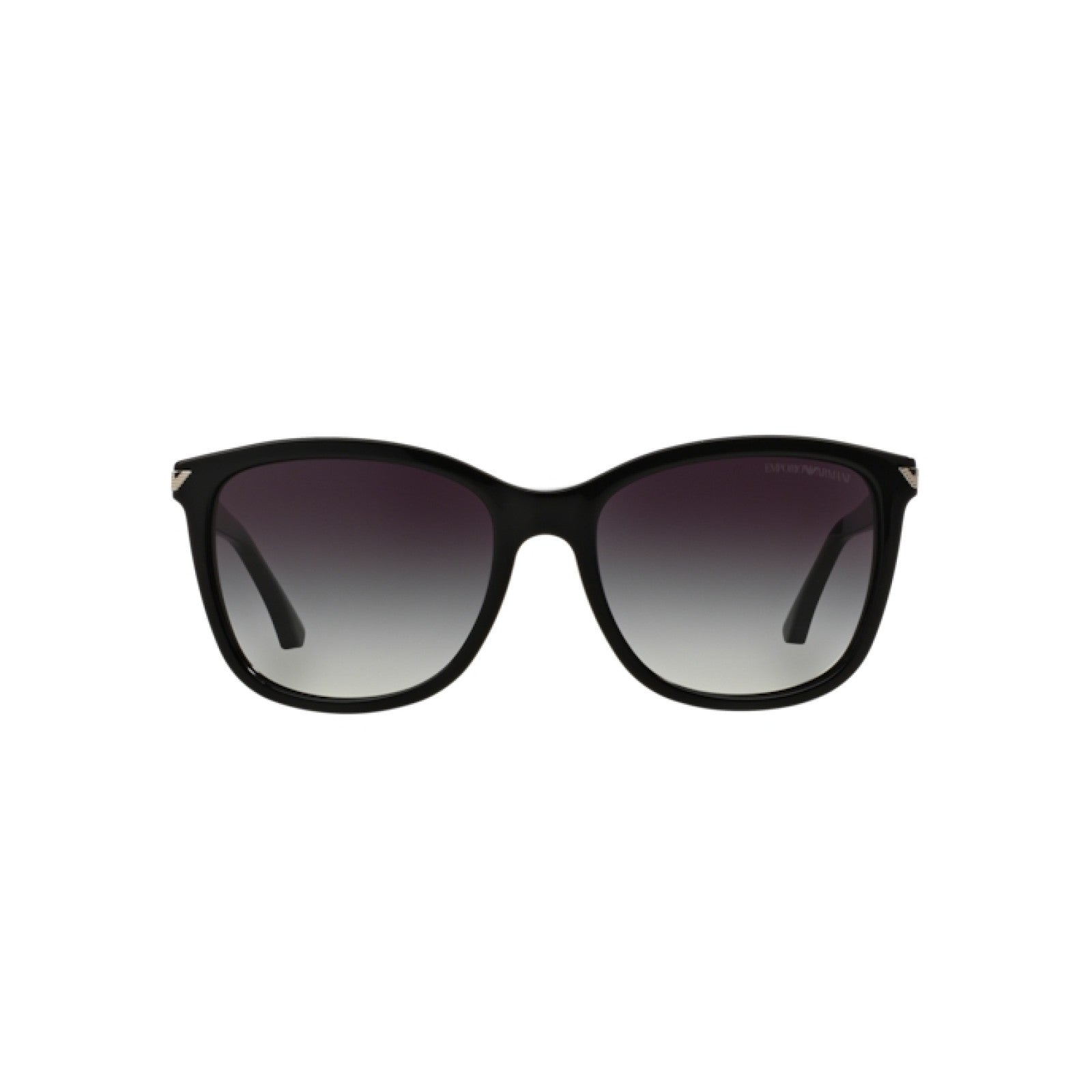 Emporio Armani Unisex Sunglasses In Shiny Black