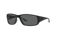 Emporio Armani Mens Rubber Frame Sunglasses In Black