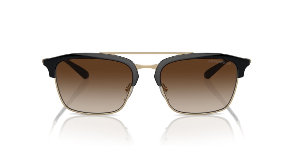 Emporio Armani Unisex Sunglasses In White Gold