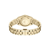 Emporio Armani Ladies Green Dial Watch In Gold