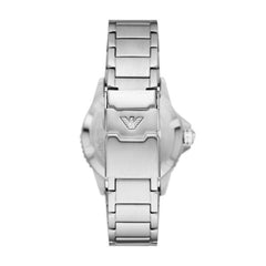 Emporio Armani Men`s GMT Dual Time Stainless Steel Watch