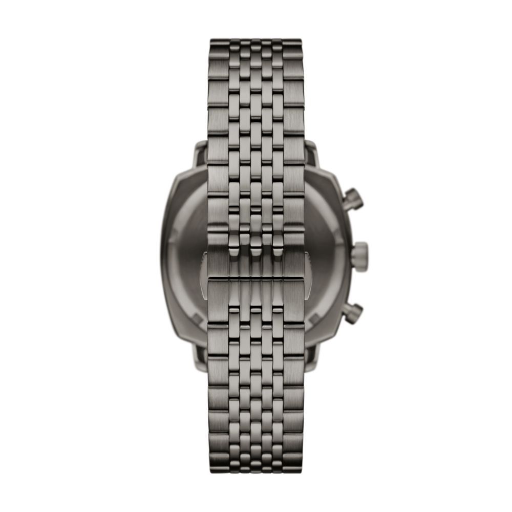 Emporio Armani Mens Green Dial Watch In Gunmetal