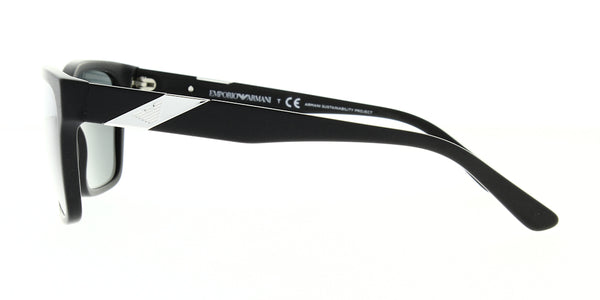 Emporio Armani Mens 57 Sunglasses In Black