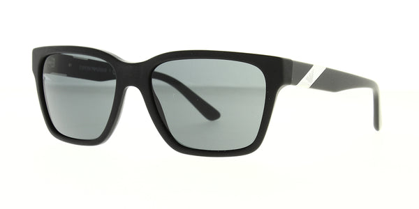 Emporio Armani Mens 57 Sunglasses In Black
