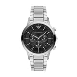 Emporio Armani Mens Arch Chrono Watch In Silver