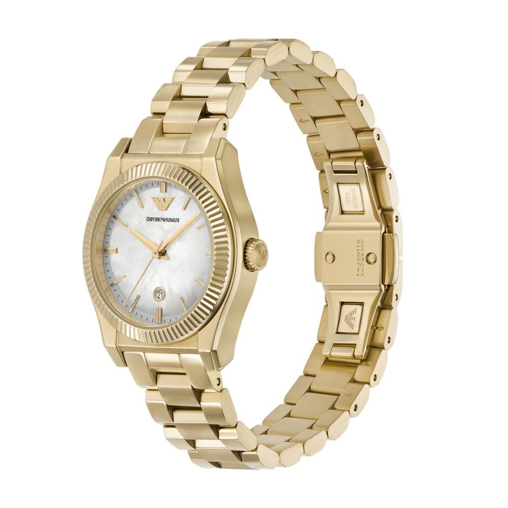 Emporio Armani Federica Sport Gold Watch