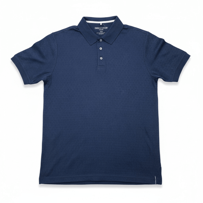 Enrico Coveri Mens Roma Golfer In Dark Blue