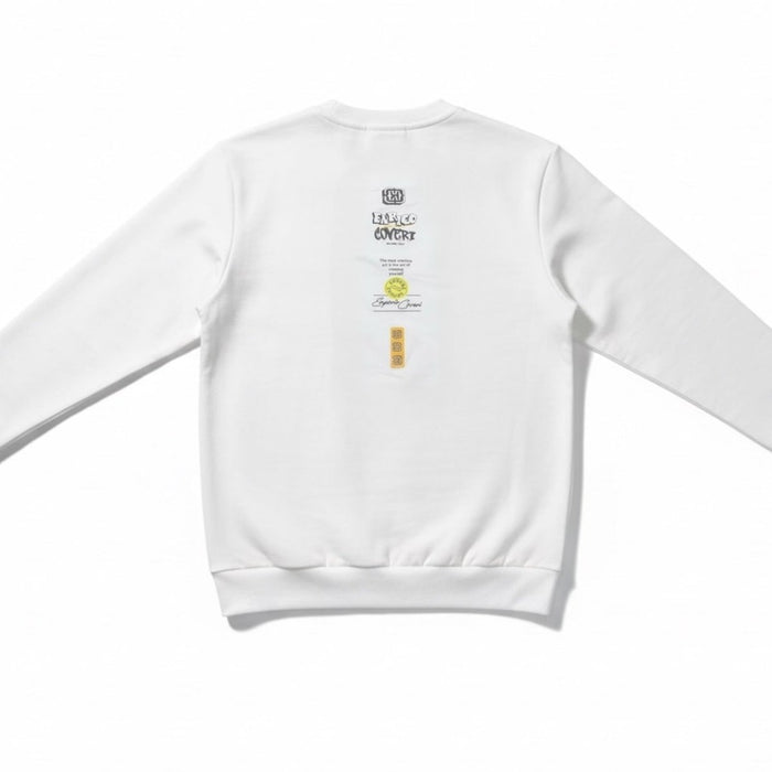 Enrico Coveri Mens 12 Sweatshirt In White