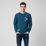 Enrico Coveri Mens 15 Sweatshirt In Petrol