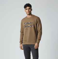 Enrico Coveri Mens 29 Sweatshirt In Camel