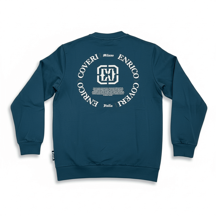 Enrico Coveri Mens Sweatshirt In Petrol