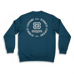 Enrico Coveri Mens Sweatshirt In Petrol