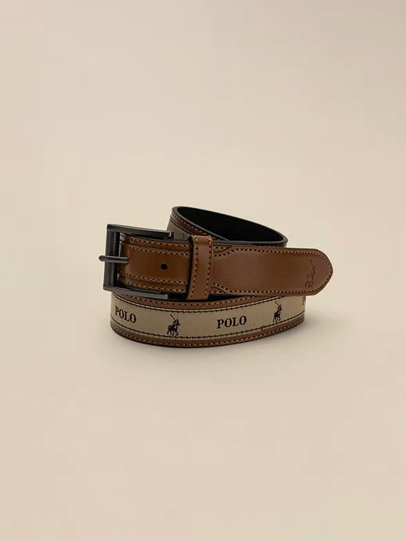 Polo Mens Alessandro Belt In Tan