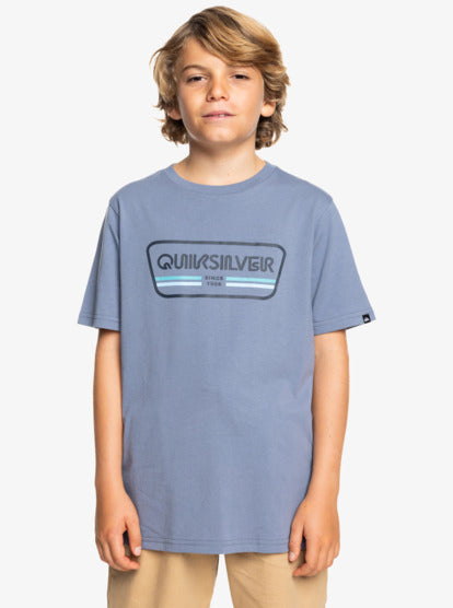 Quiksilver Boys Range Life T-Shirt In Flint