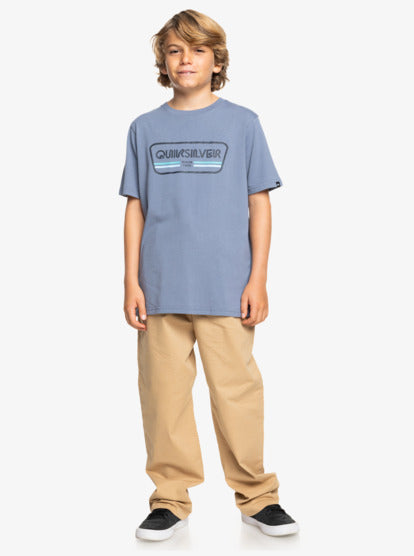 Quiksilver Boys Range Life T-Shirt In Flint