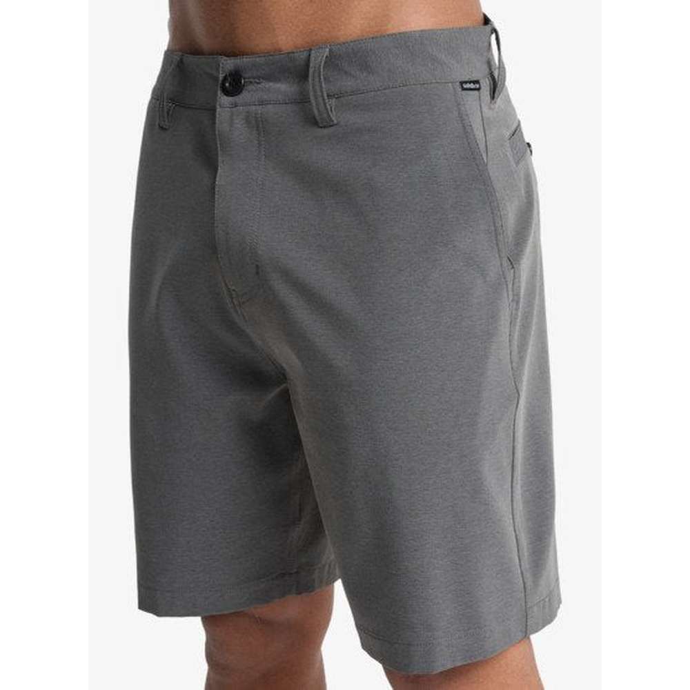 Quiksilver Mens Union Heather Amph 19 Shorts In Grey