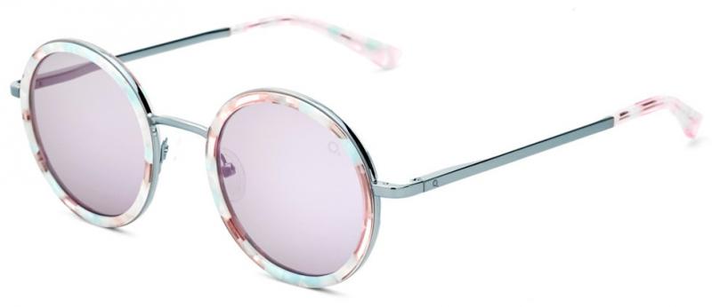 Etnia Barcelona Miramar Sunglasses For Women In Light Pink & Blue