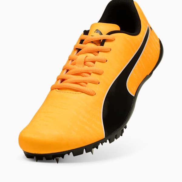 Puma Mens Evospeed Prep Sprint 3.5 Running Shoes In Sun Stream/Black/White