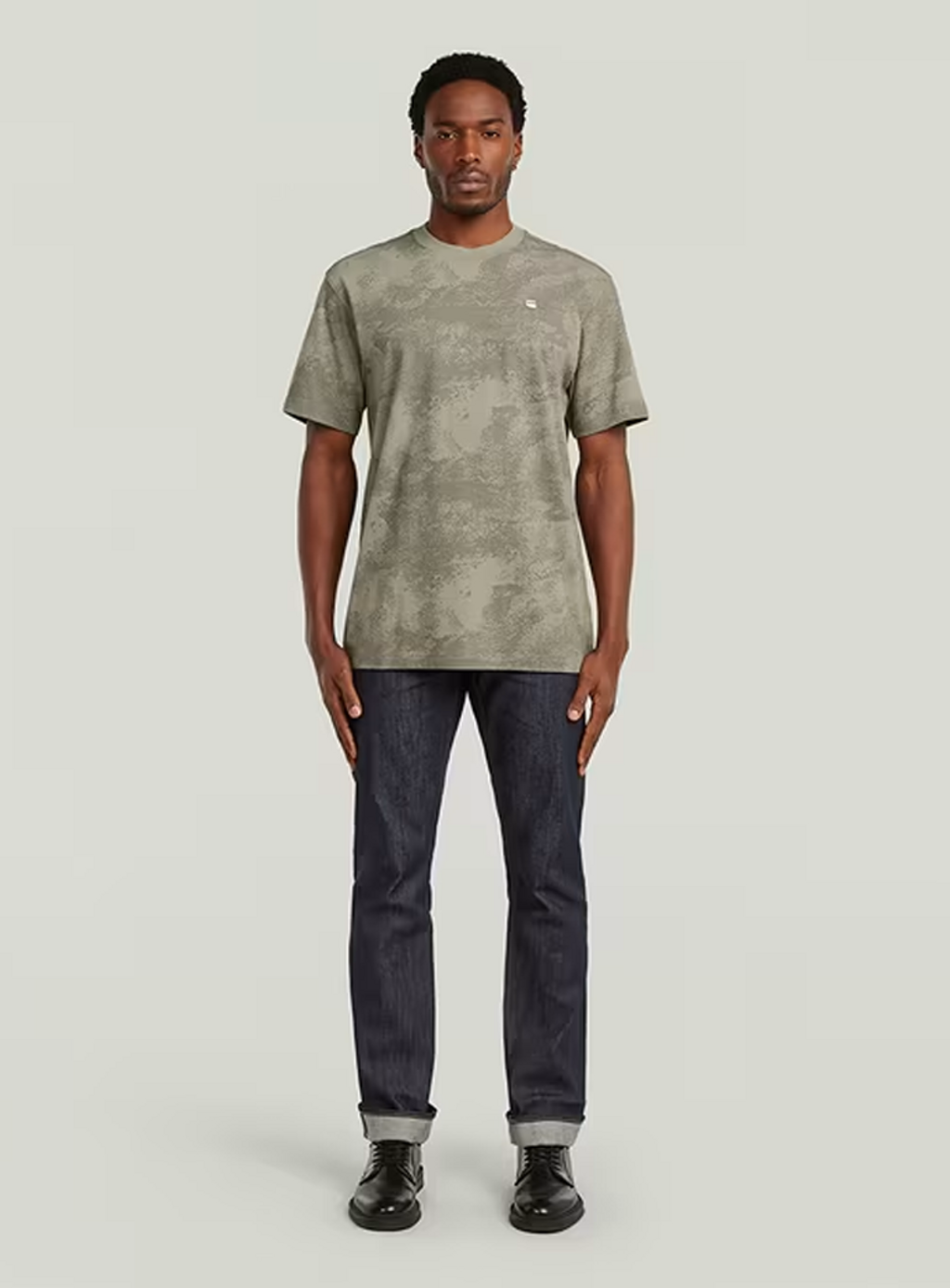 G-Star Raw Mens AOP T-Shirt in Grey