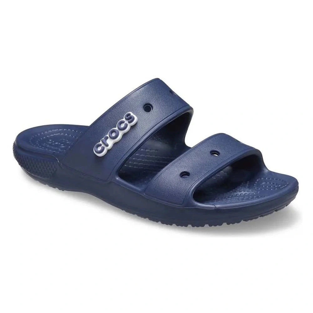 Crocs Mens Classic Two Strap Sandal In Navy