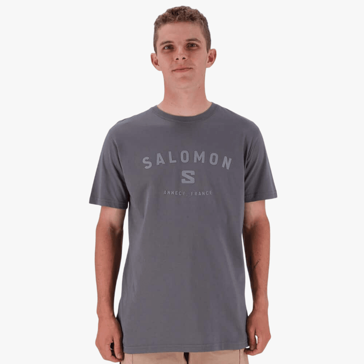 Salomon Mens Alphine Short Sleeve Castle Rock Tee
